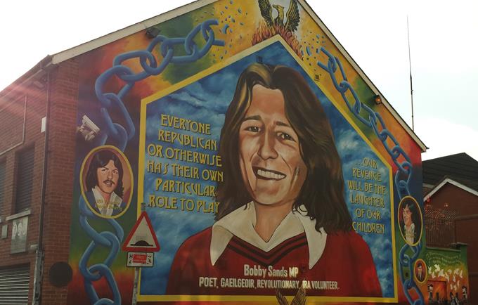 Murales de Belfast: Bobby Sands