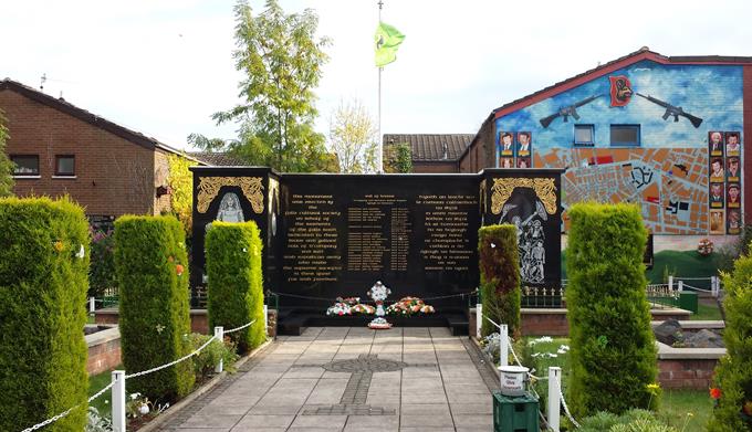 Murales en Belfast: Garden of Remembrance