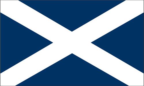 Banderas de UK: bandera de Escocia