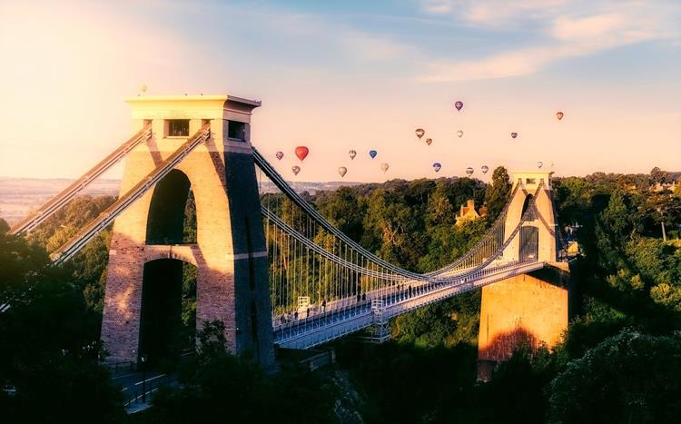 Puente colgante de Clifton: Festival de los globos aerostáticos